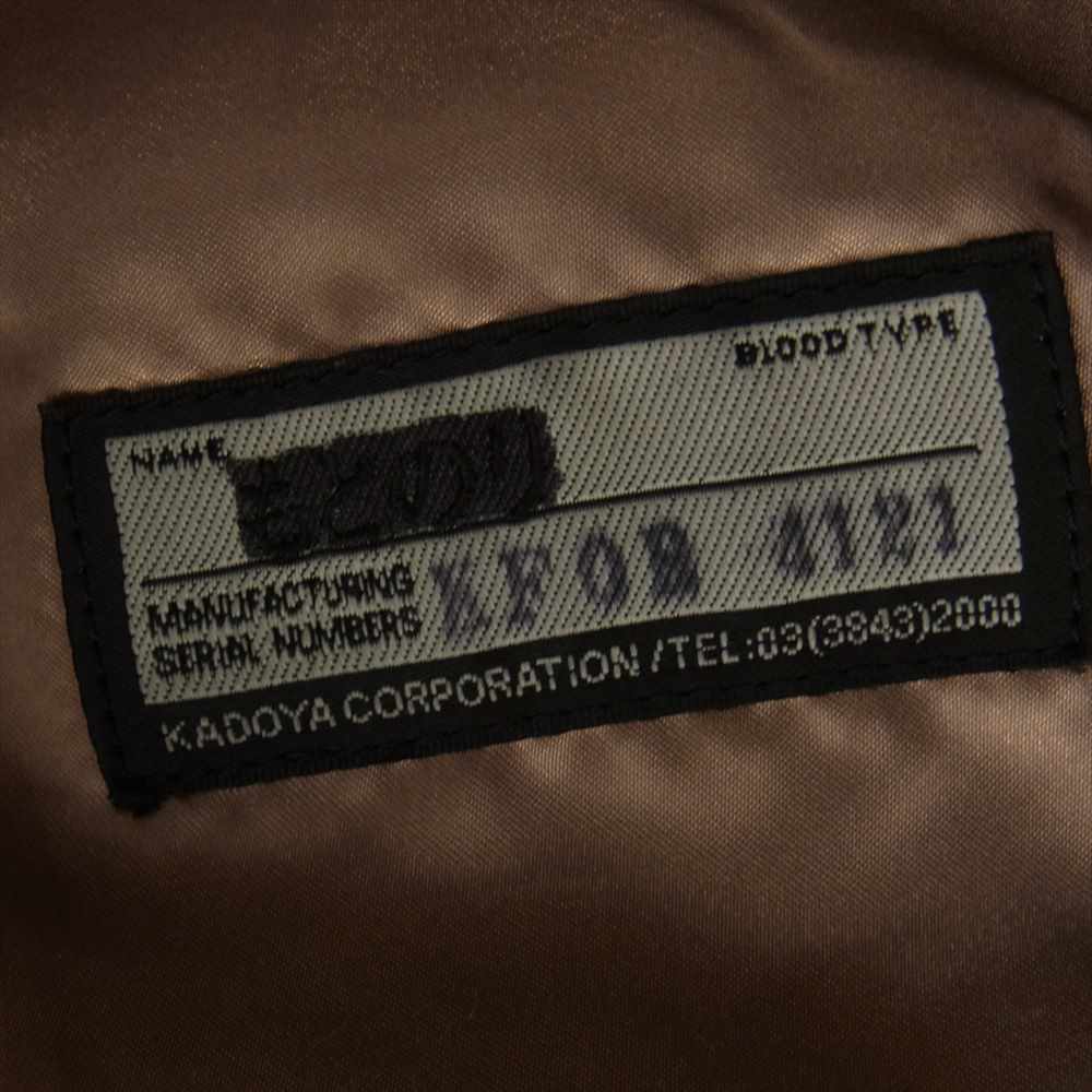 KADOYA カドヤ HEAD FACTORY レザー シングル ライダース ジャケット ブラック系【中古】