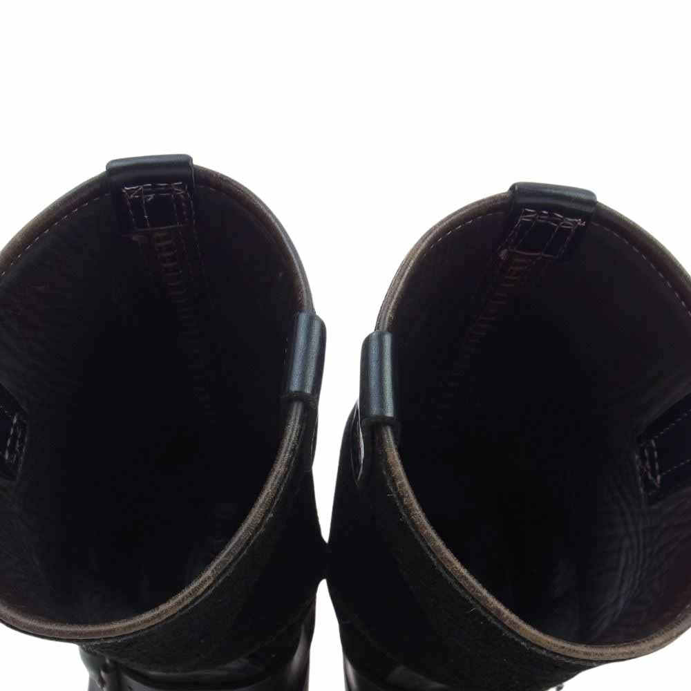 WESCO ウエスコ CUSTOM BOSS カスタム ボス レザー スエード 2トーン エンジニア ワーク ブーツ ブラック系 9【中古】