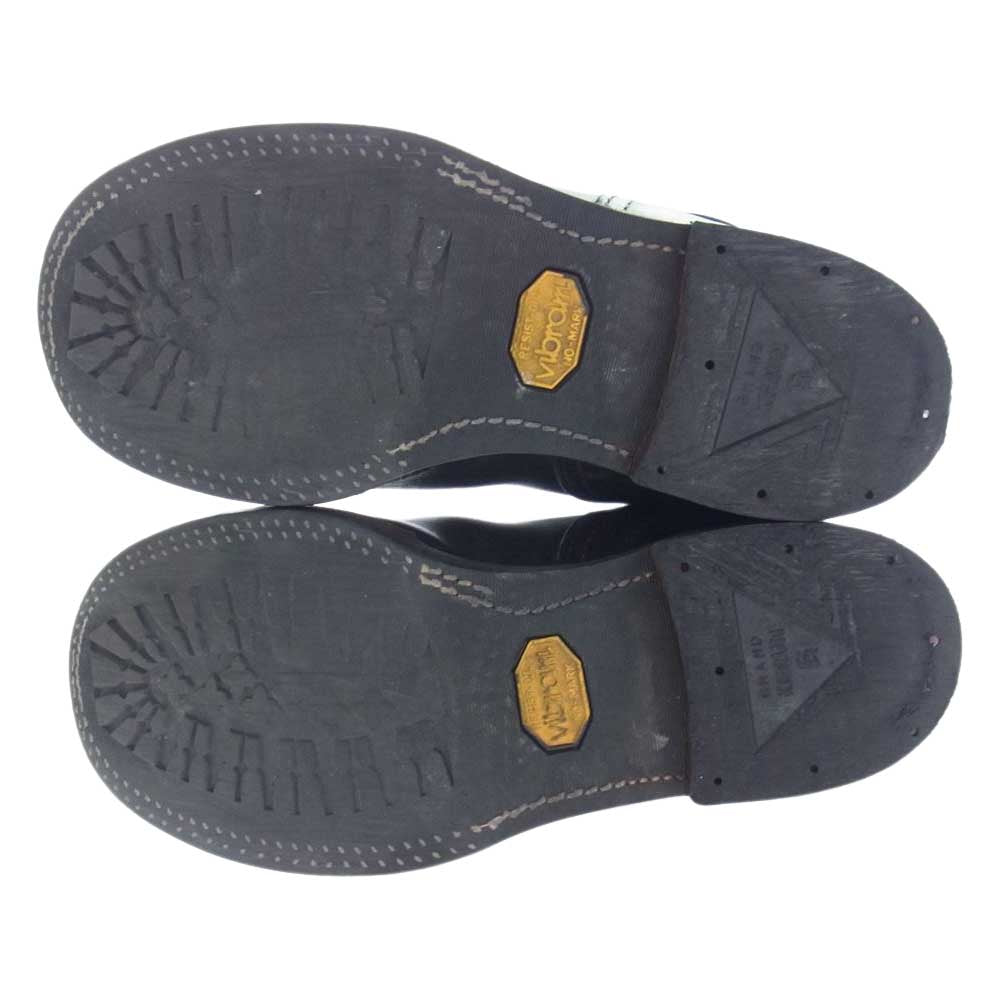 WESCO ウエスコ CUSTOM BOSS カスタム ボス レザー スエード 2トーン エンジニア ワーク ブーツ ブラック系 9【中古】