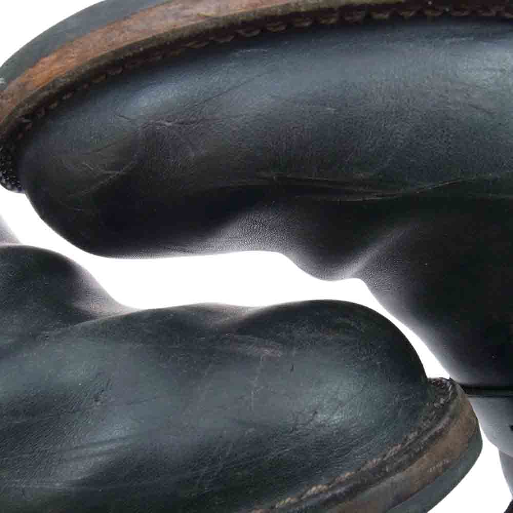 WESCO ウエスコ CUSTOM BOSS カスタム ボス レザー スエード 2トーン エンジニア ワーク ブーツ ブラック系 9【中古】