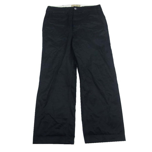Buzz Rickson's バズリクソンズ WILLIAM GIBSON COLLECTION BLACK CHINO ウィリアム ギブソン ボタンフライ チノパンツ ブラック系 W32【中古】