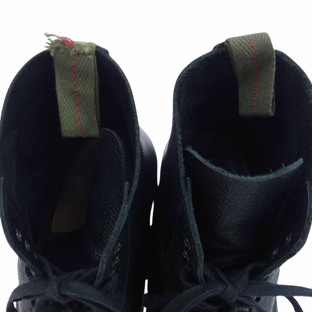 LONE WOLF ロンウルフ LW02470 CAT'S PAW SOLE 9HOLE BOOTS レースアップ レザー ブーツ ブラック系 9【中古】