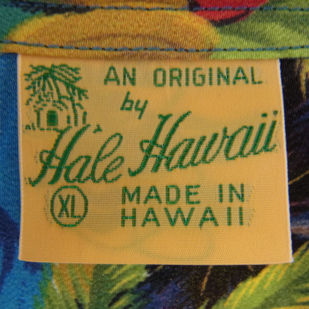 SUN SURF サンサーフ SS39059 SPECIAL EDITION LAND OF ALOHA レーヨン 半袖 アロハシャツ ブルー系 マルチカラー系 XL【美品】【中古】