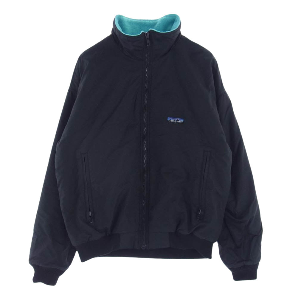 patagonia パタゴニア ヴィンテージ 90s USA製 三角タグ KIDS キッズ シェルド シンチラ ジャケット ブラック系 kids 8【中古】
