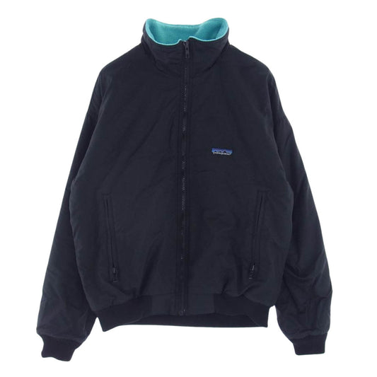 patagonia パタゴニア ヴィンテージ 90s USA製 三角タグ KIDS キッズ シェルド シンチラ ジャケット ブラック系 kids 8【中古】