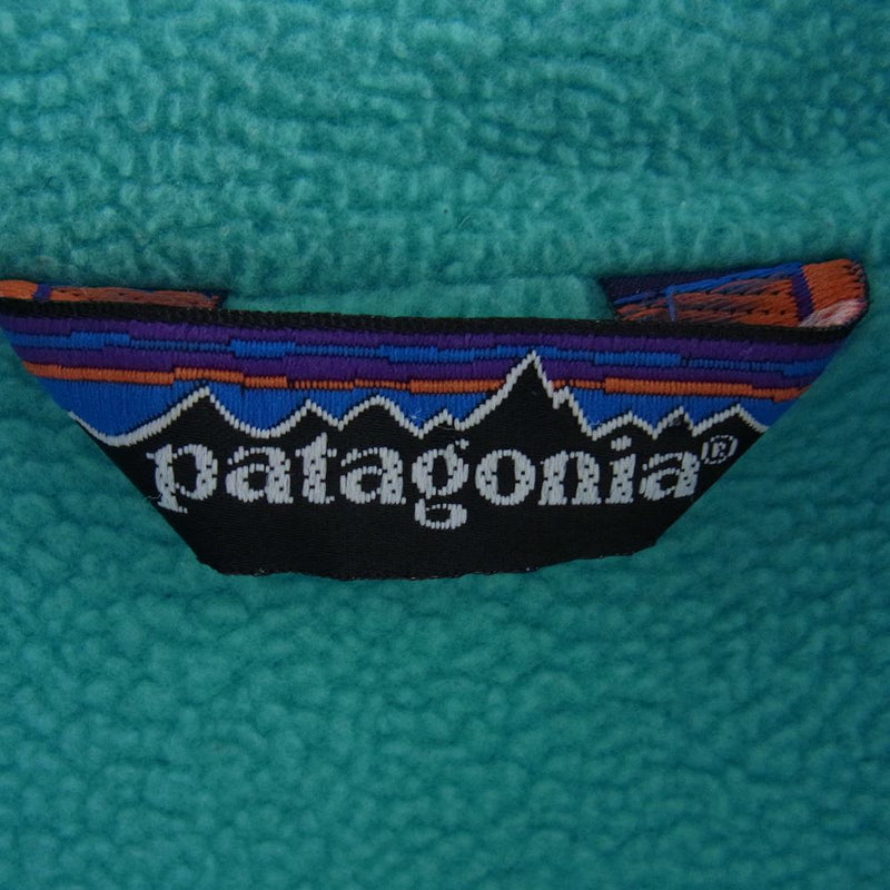 patagonia パタゴニア ヴィンテージ 90s USA製 三角タグ KIDS キッズ シェルド シンチラ ジャケット ブラック系 kids 8【中古】
