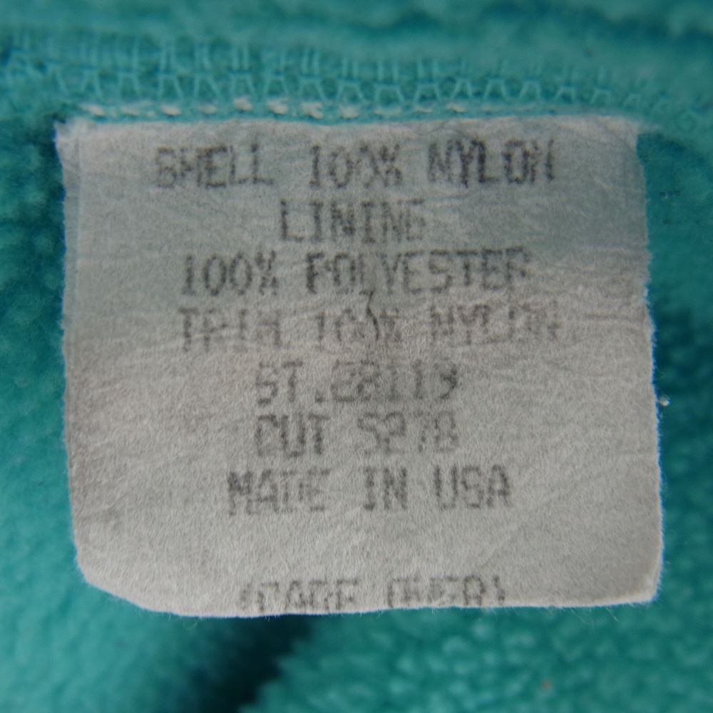 patagonia パタゴニア ヴィンテージ 90s USA製 三角タグ KIDS キッズ シェルド シンチラ ジャケット ブラック系 kids 8【中古】