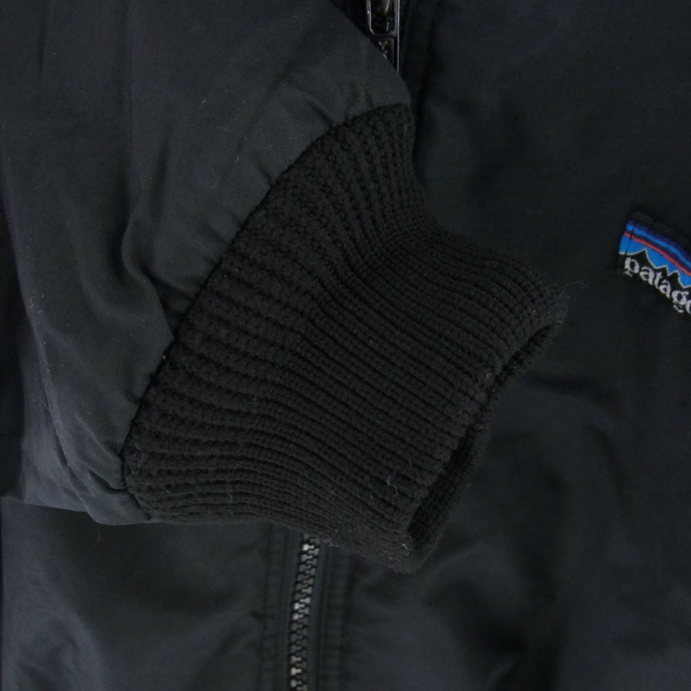 patagonia パタゴニア ヴィンテージ 90s USA製 三角タグ KIDS キッズ シェルド シンチラ ジャケット ブラック系 kids 8【中古】