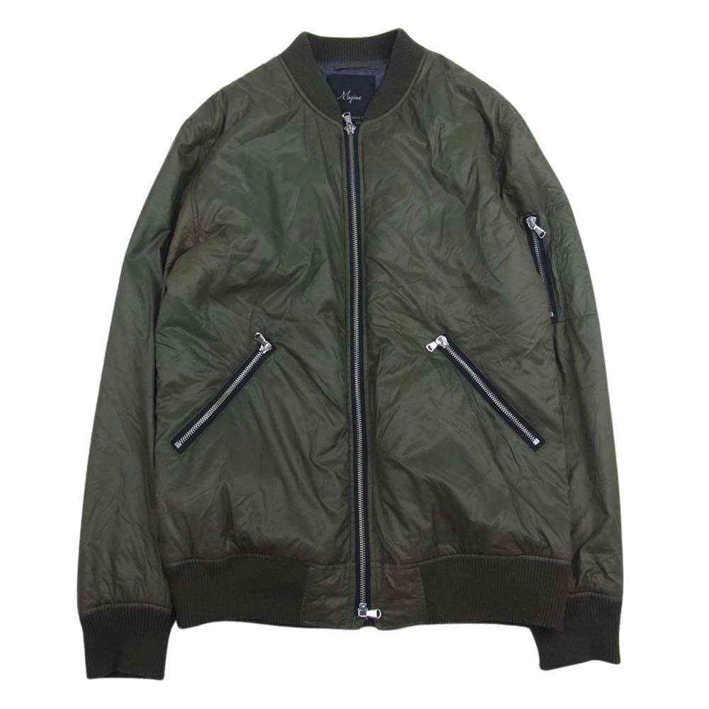 Magine マージン THINSULATE MA-1 シンサレート 中綿 ジャケット カーキ系 48【中古】