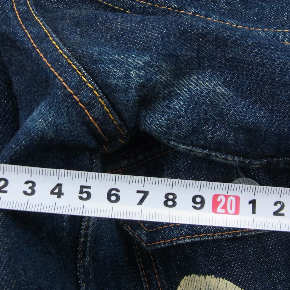 EVISU エヴィス 1507 No2 セカンドモデル デニム ジャケット インディゴブルー系 38【中古】