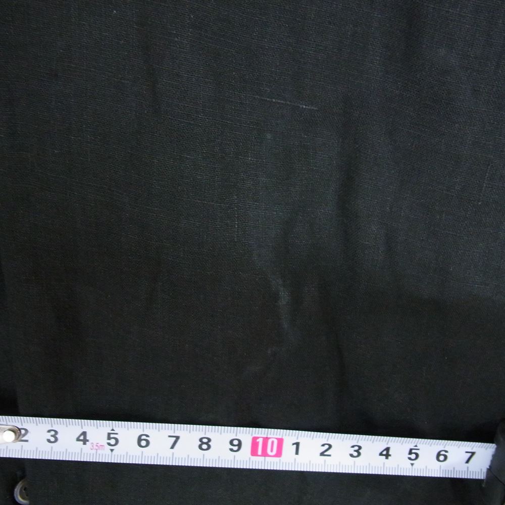 Ron Herman ロンハーマン 3820700053 1071 製品染め リネン 長袖 シャツ ブラック系 M【中古】