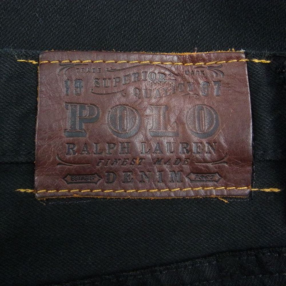 POLO RALPH LAUREN ポロ・ラルフローレン ワイド デニム パンツ ブラック系 44B/32【中古】
