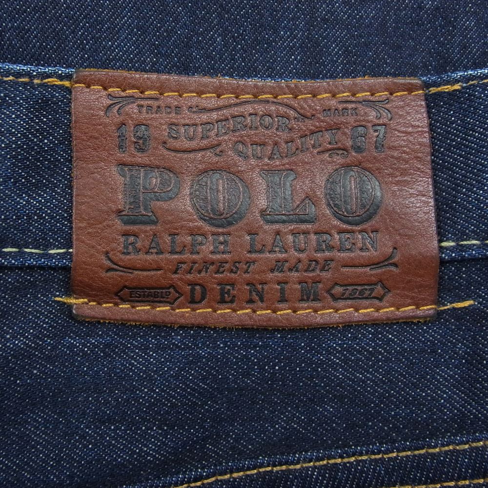 POLO RALPH LAUREN ポロ・ラルフローレン CLASSIC 867 クラシック ワイド デニム パンツ インディゴブルー系 44B/30【中古】