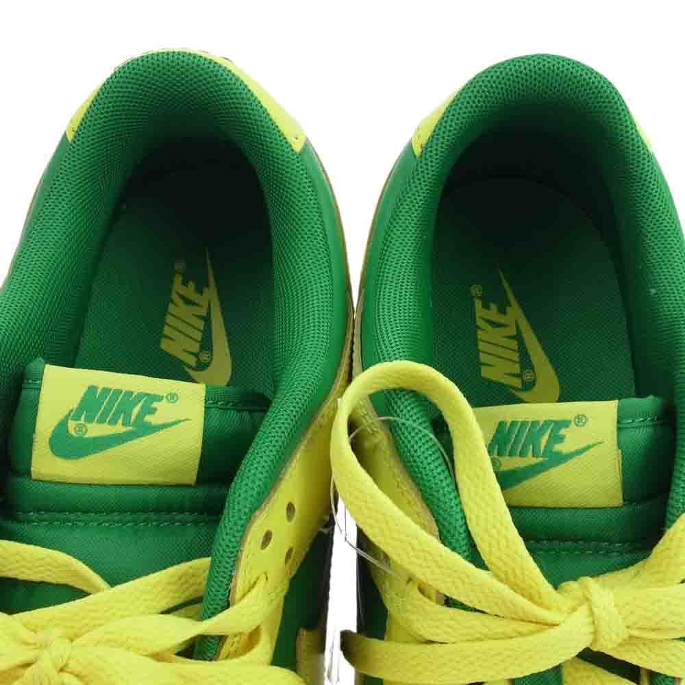 NIKE ナイキ DV0833-300 Dunk Low Reverse Brazil ダンク ロー リバース ブラジル スニーカー イエロー系 グリーン系 28.5cm【新古品】【未使用】【中古】