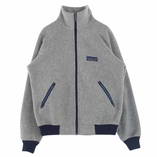 patagonia パタゴニア 80s ヴィンテージ デカタグ レトロパイル フリースジャケット グレー　 グレー系 L【中古】