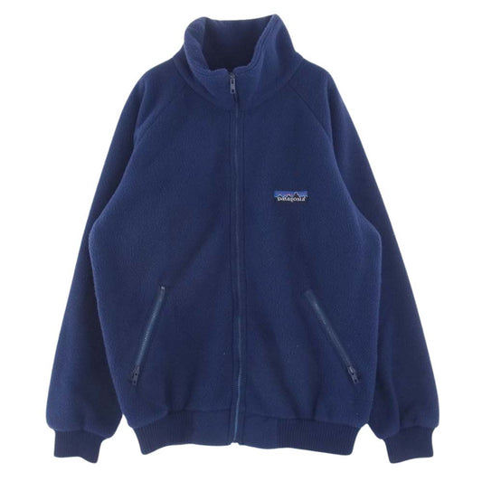 patagonia パタゴニア 80s ヴィンテージ デカタグ レトロパイル フリースジャケット ネイビー ネイビー系 XL【中古】