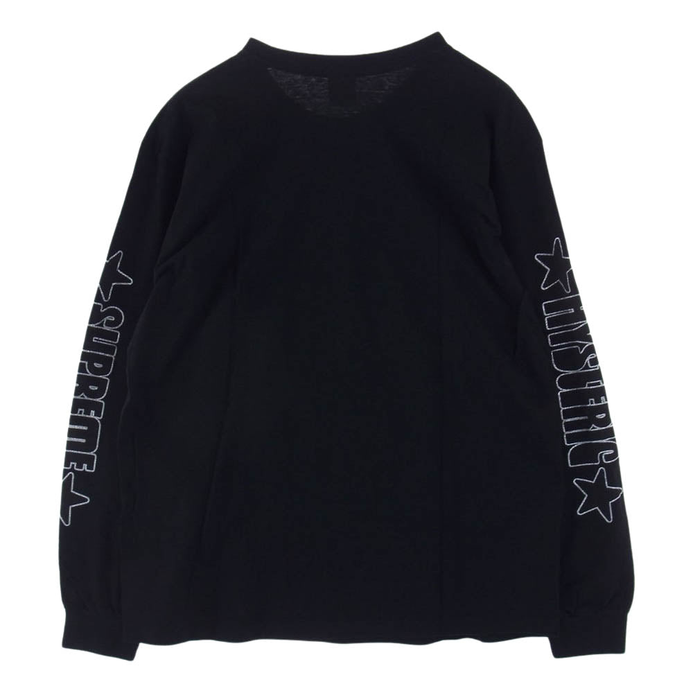 Supreme シュプリーム 21SS HYSTERIC GLAMOUR LS Tee ヒステリックグラマー 長袖 Tシャツ ブラック系 L【中古】