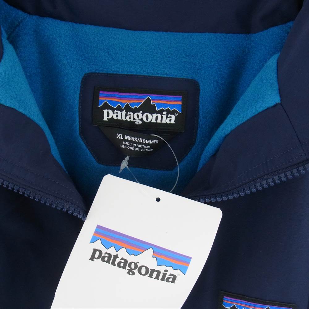 patagonia パタゴニア 15AW 28145 15年製 Shelled Synchilla Jacket シェルド シンチラ ジャケット ネイビー系 XL【中古】