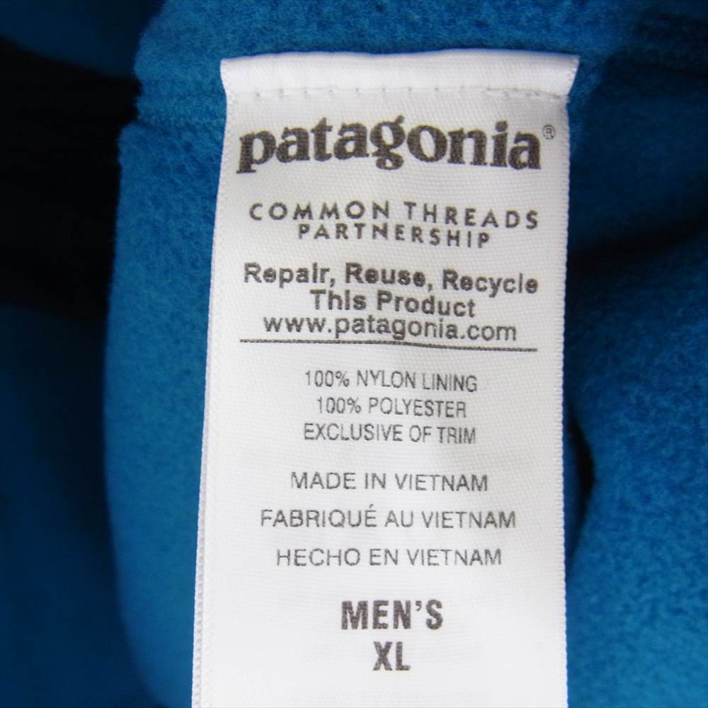 patagonia パタゴニア 15AW 28145 15年製 Shelled Synchilla Jacket シェルド シンチラ ジャケット ネイビー系 XL【中古】