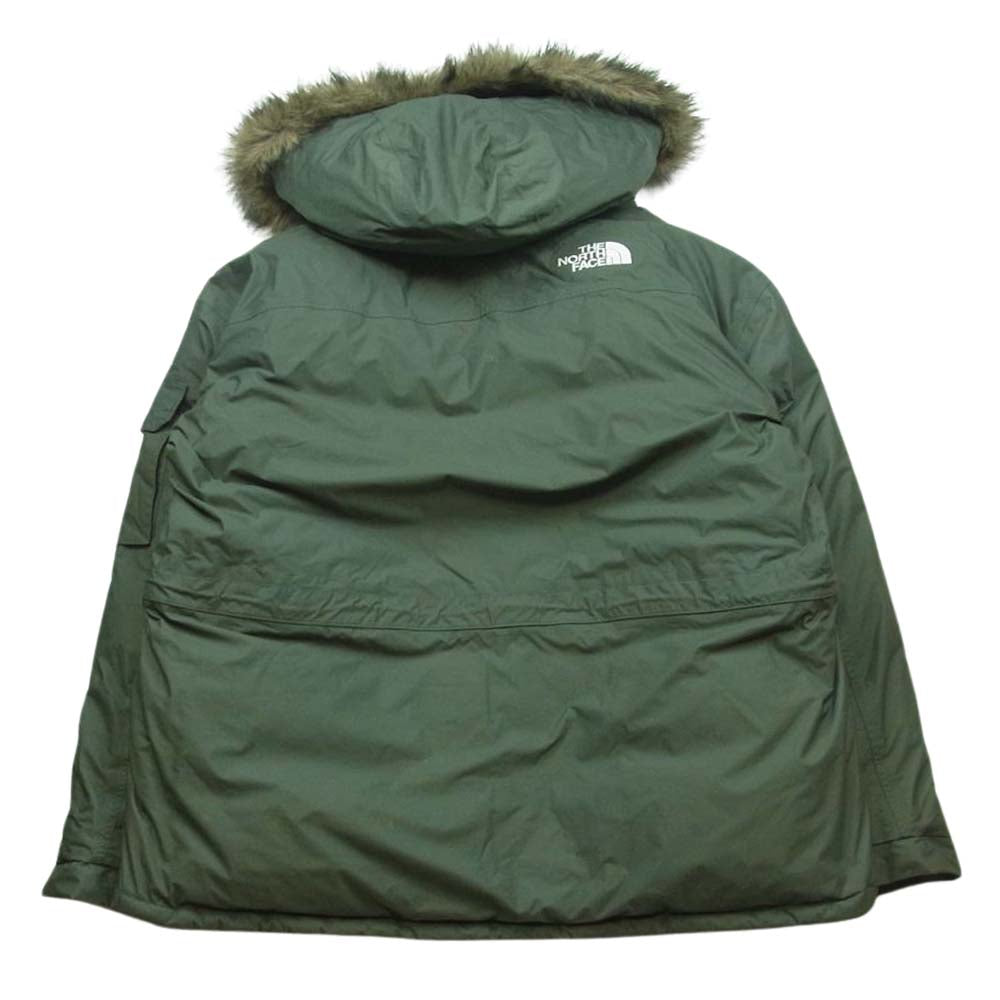 THE NORTH FACE ノースフェイス ND00466 McMURDO PARKA マクマード パーカー ダウン ジャケット グリーン系 XXL【中古】