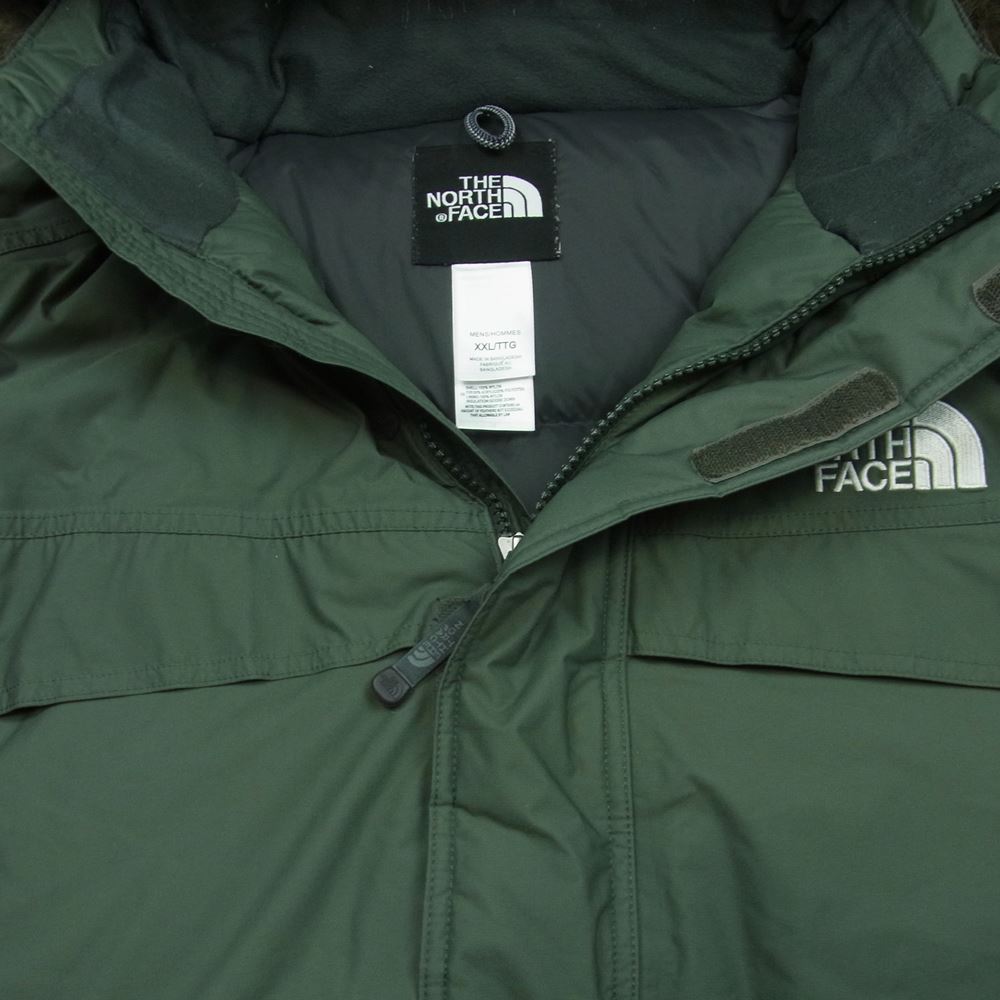 THE NORTH FACE ノースフェイス ND00466 McMURDO PARKA マクマード パーカー ダウン ジャケット グリーン系 XXL【中古】