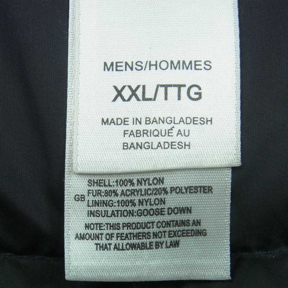 THE NORTH FACE ノースフェイス ND00466 McMURDO PARKA マクマード パーカー ダウン ジャケット グリーン系 XXL【中古】