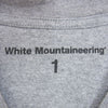 WHITE MOUNTAINEERING ホワイトマウンテニアリング 19SS WM1971533 マウンテン プリント ロンT ロングスリーブ Tシャツ グレー系 1【中古】