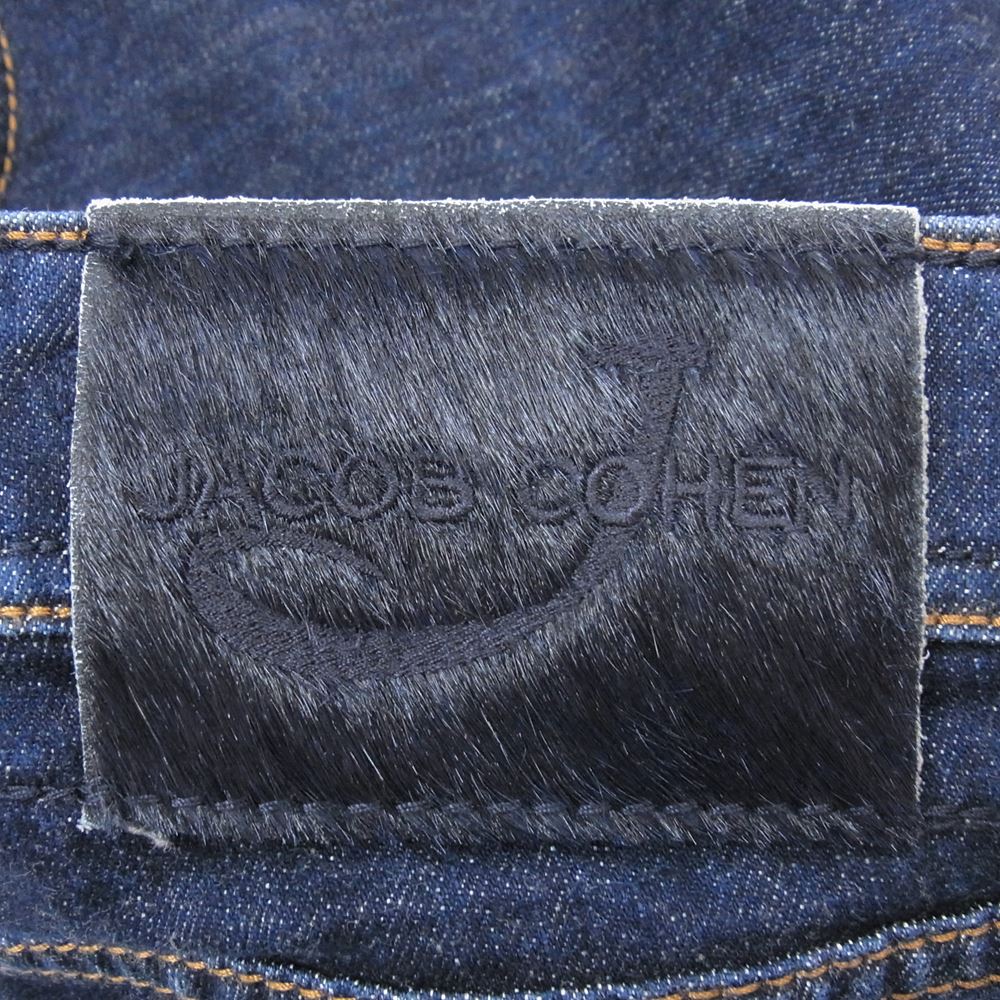 JACOB COHEN ヤコブコーエン PW688 インディゴ ストレート デニム パンツ インディゴブルー系 32【中古】