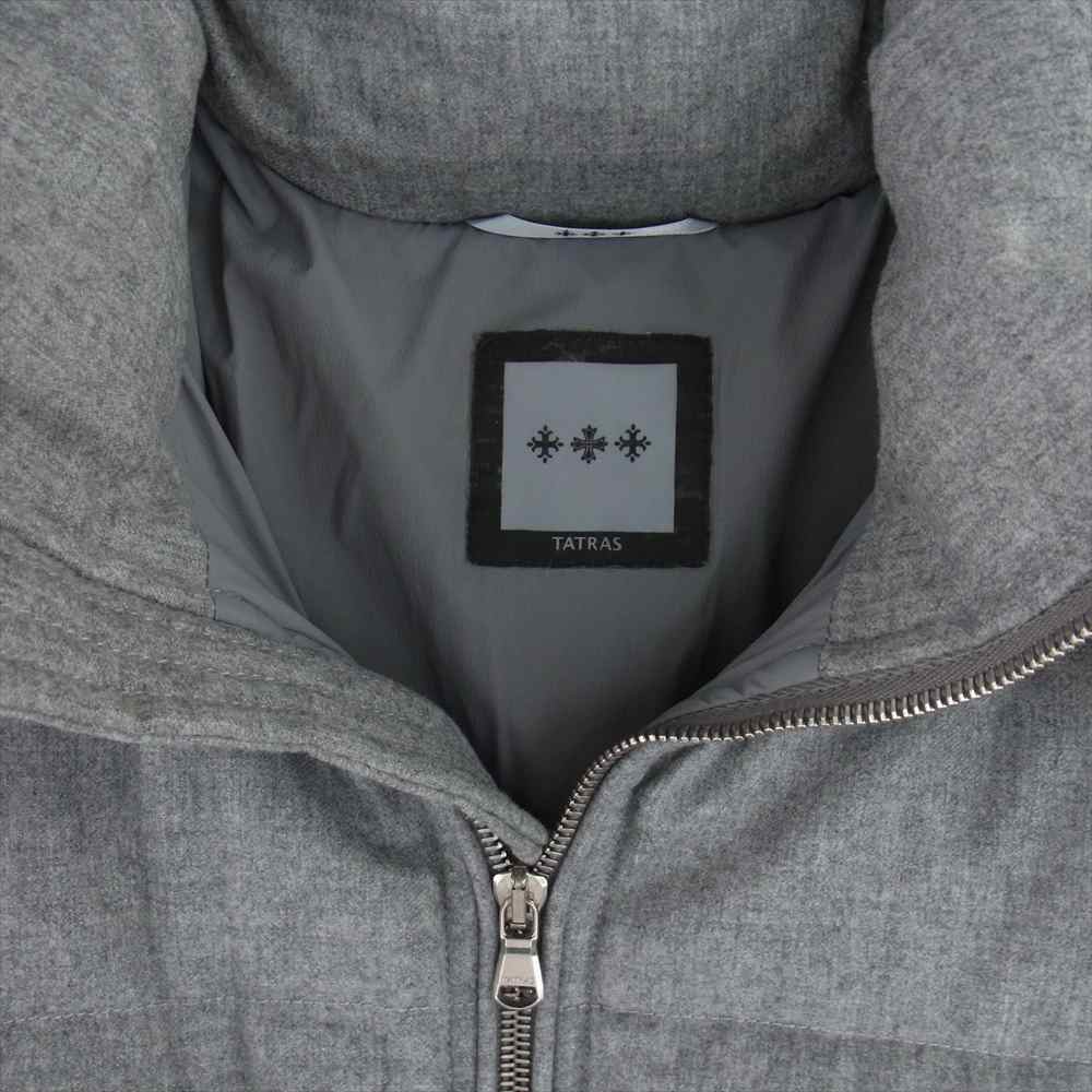 TATRAS タトラス MTA13A4102 ERCOLE エルコーレ カシミヤ混ウール ダウンジャケット グレー系 02【中古】