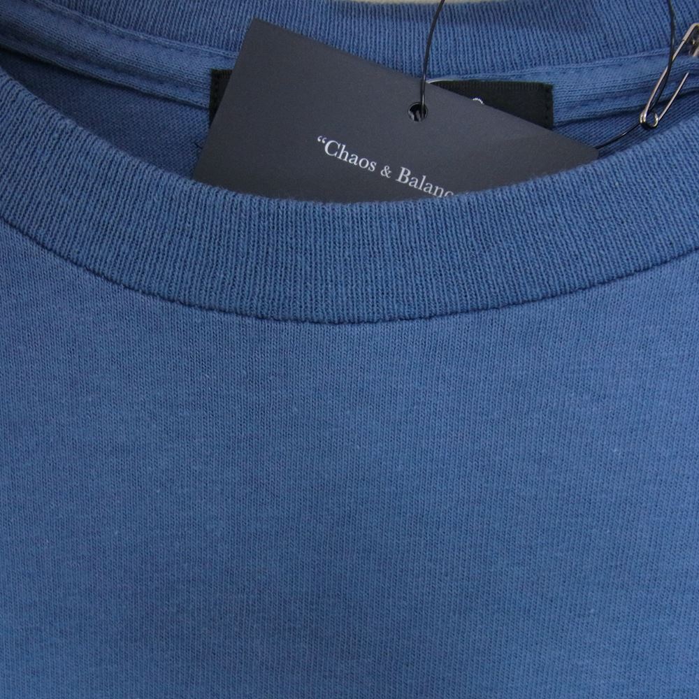 UNDERCOVER アンダーカバー 22AW UC2B9807　 PSYCHO S/S Tee サイコ プリント 半袖 Tシャツ ブルー系 XL【中古】