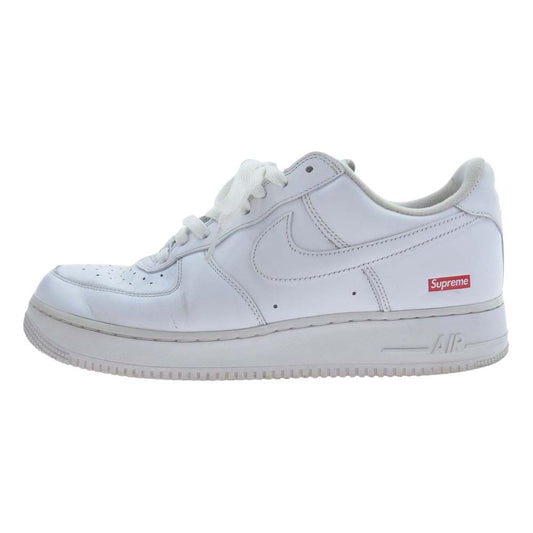 Supreme シュプリーム CU9225-100 × NIKE ナイキ Air Force 1 AF1 Low White エアフォース ロー ホワイト スニーカー ホワイト系 28.5cm【中古】