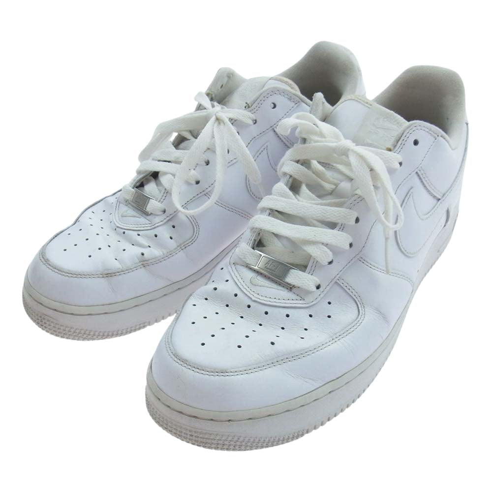 Supreme シュプリーム CU9225-100 × NIKE ナイキ Air Force 1 AF1 Low White エアフォース ロー ホワイト スニーカー ホワイト系 28.5cm【中古】
