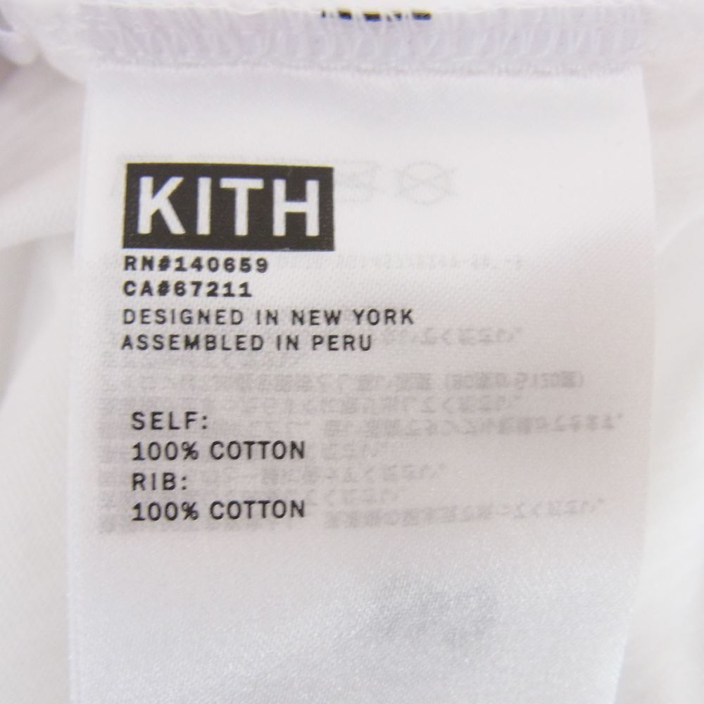 キス 23SS KHM031229-101 × The Beatles ビートルズ All You Need is Love V Tシャツ ホワイト系 XXL【新古品】【未使用】【中古】