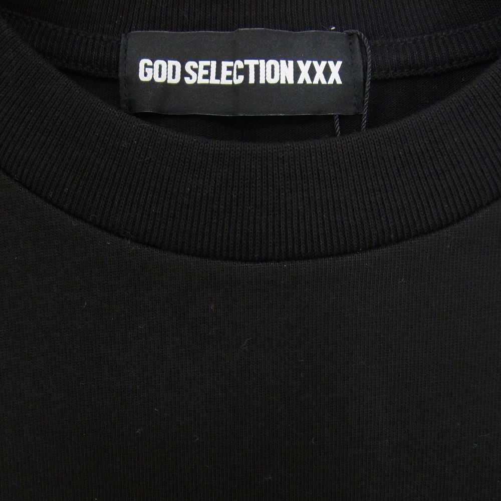 GOD SELECTION XXX ゴッドセレクション GX-S22-OPST-03 × ONE PIECE FILM RED ワンピース フィルムレッド プリント Tシャツ ブラック系 XL【新古品】【未使用】【中古】