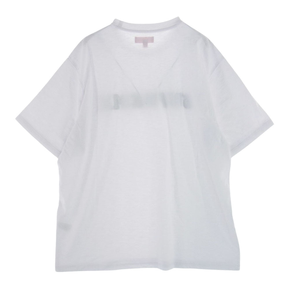 Supreme シュプリーム 23AW Collegiate S/S Top White カレッジ ロゴ ホワイト Tシャツ ホワイト系 XL【新古品】【未使用】【中古】