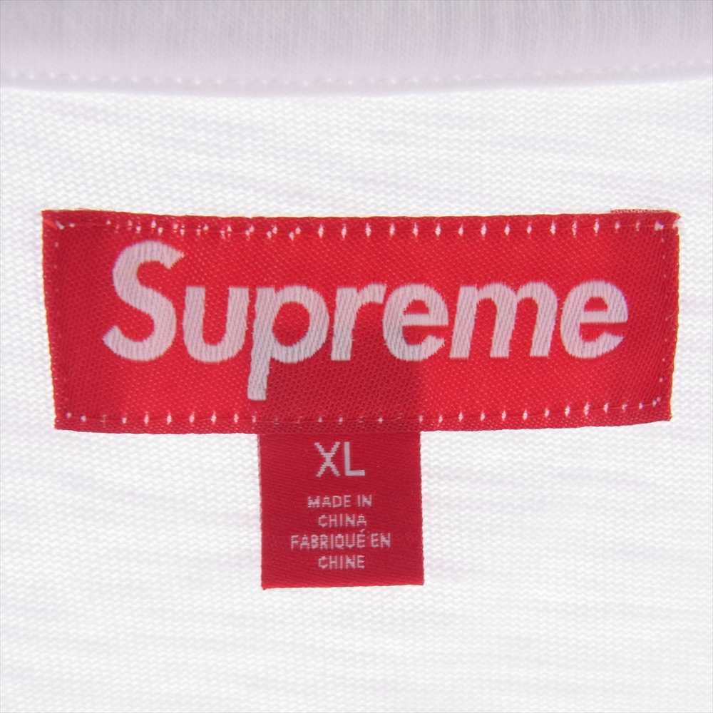 Supreme シュプリーム 23AW Collegiate S/S Top White カレッジ ロゴ ホワイト Tシャツ ホワイト系 XL【新古品】【未使用】【中古】