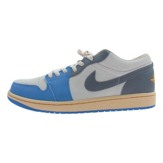 NIKE ナイキ DZ5376-469 Air Jordan 1 AJ1 Low Tokyo 96 エアジョーダン ロー トーキョー スニーカー ホワイト系 ライトブルー系 グレー系 28.5cm【新古品】【未使用】【中古】