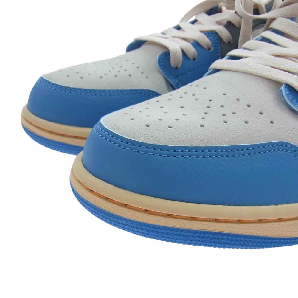 NIKE ナイキ DZ5376-469 Air Jordan 1 AJ1 Low Tokyo 96 エアジョーダン ロー トーキョー スニーカー ホワイト系 ライトブルー系 グレー系 28.5cm【新古品】【未使用】【中古】