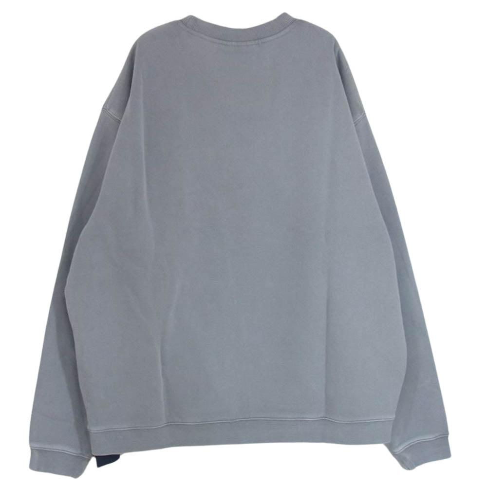 キス 22AW KHM030874-003 Cyber Monday Crewneck Sweatshirt サイバーマンデー クルーネック スウェット シャツ ボックスロゴ グレー系 XXL【中古】