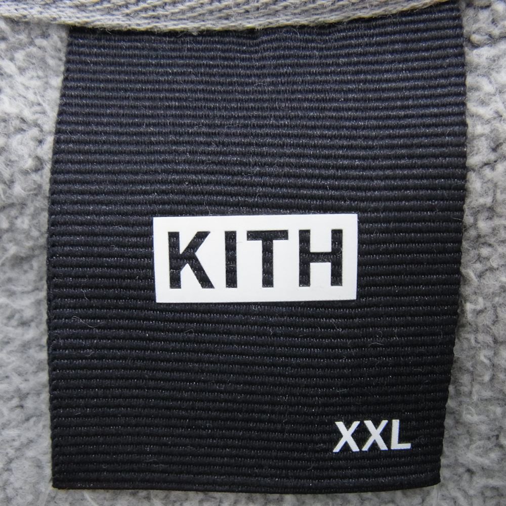 キス 22AW KHM030874-003 Cyber Monday Crewneck Sweatshirt サイバーマンデー クルーネック スウェット シャツ ボックスロゴ グレー系 XXL【中古】