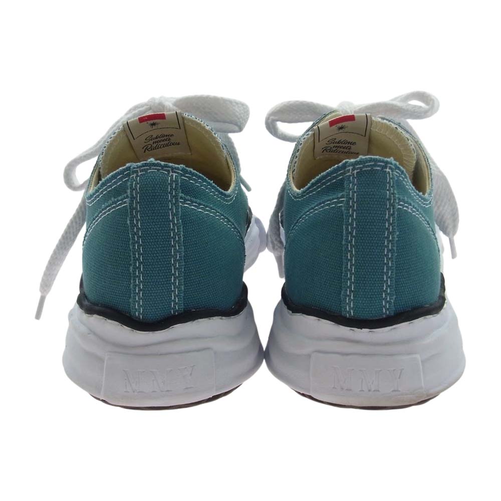 MIHARA YASUHIRO ミハラヤスヒロ A01FW702 PETERSON SOLE CANVAS LOW SNEAKER ピーターソン オリジナルソール キャンバス ローカット スニーカー モスグリーン系 UK11【中古】