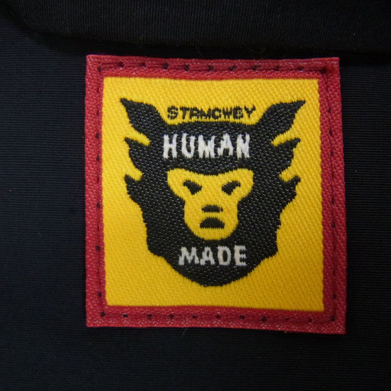 HUMAN MADE ヒューマンメイド 23SS Half Zip Anorak Jacket ハーフジップ アノラック ジャケット パーカー フーディー ブラック系 XL【中古】