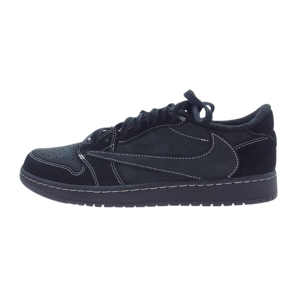 NIKE ナイキ DM7866-001 × Travis Scott トラヴィス・スコット Air Jordan 1 AJ1 Low OG SP Black Phantom エアジョーダン ブラック ファントム スニーカー ブラック系 28.5cm【新古品】【未使用】【中古】