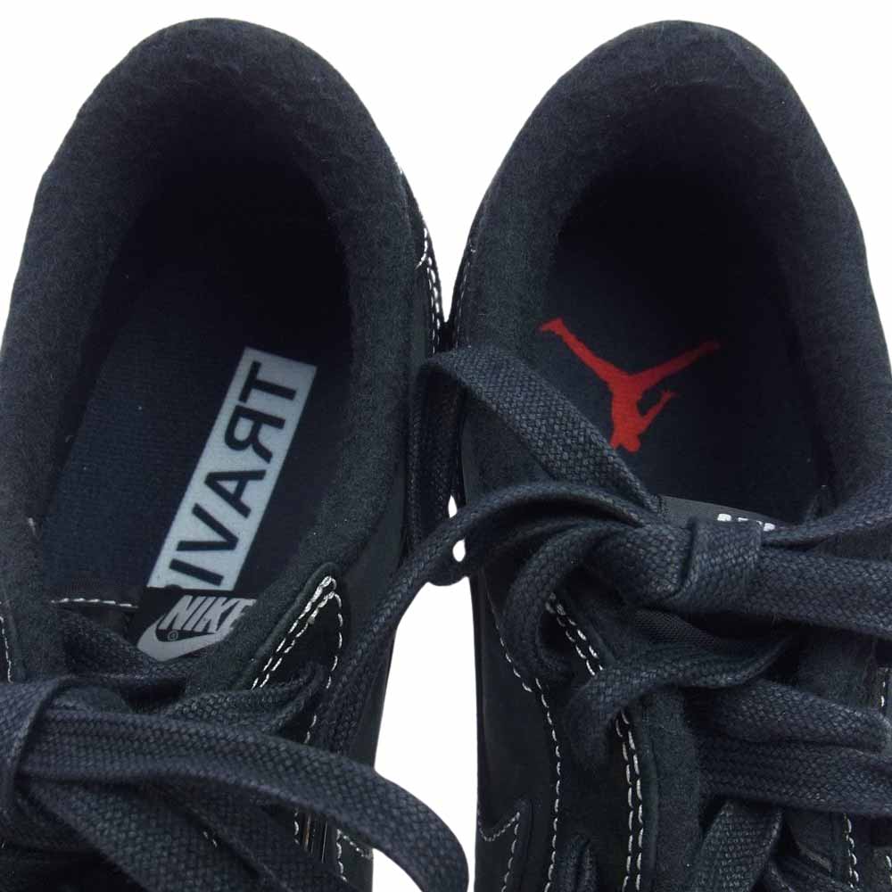 NIKE ナイキ DM7866-001 × Travis Scott トラヴィス・スコット Air Jordan 1 AJ1 Low OG SP Black Phantom エアジョーダン ブラック ファントム スニーカー ブラック系 28.5cm【新古品】【未使用】【中古】