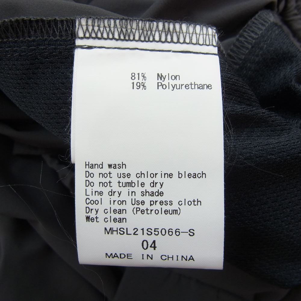エイチアイピー バイ ソリード MHSL21S5066-S FETHER WEIGHT RE.TAFFETA RELAX PANTS フェザー ウェイト タフタ リラックス パンツ  グレー系 1【中古】