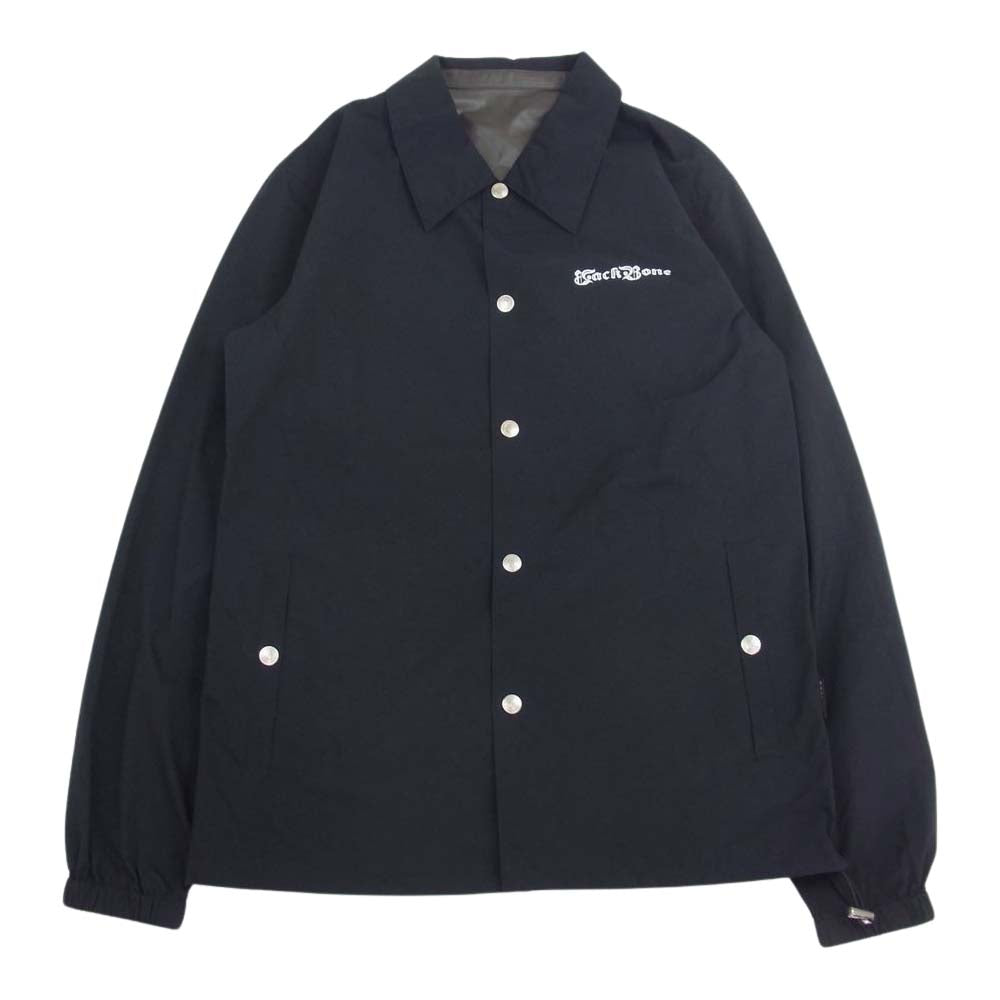 BACKBONE バックボーン 12SS BB12SS-B40  バックプリント コーチ ジャケット ブラック系 M【中古】