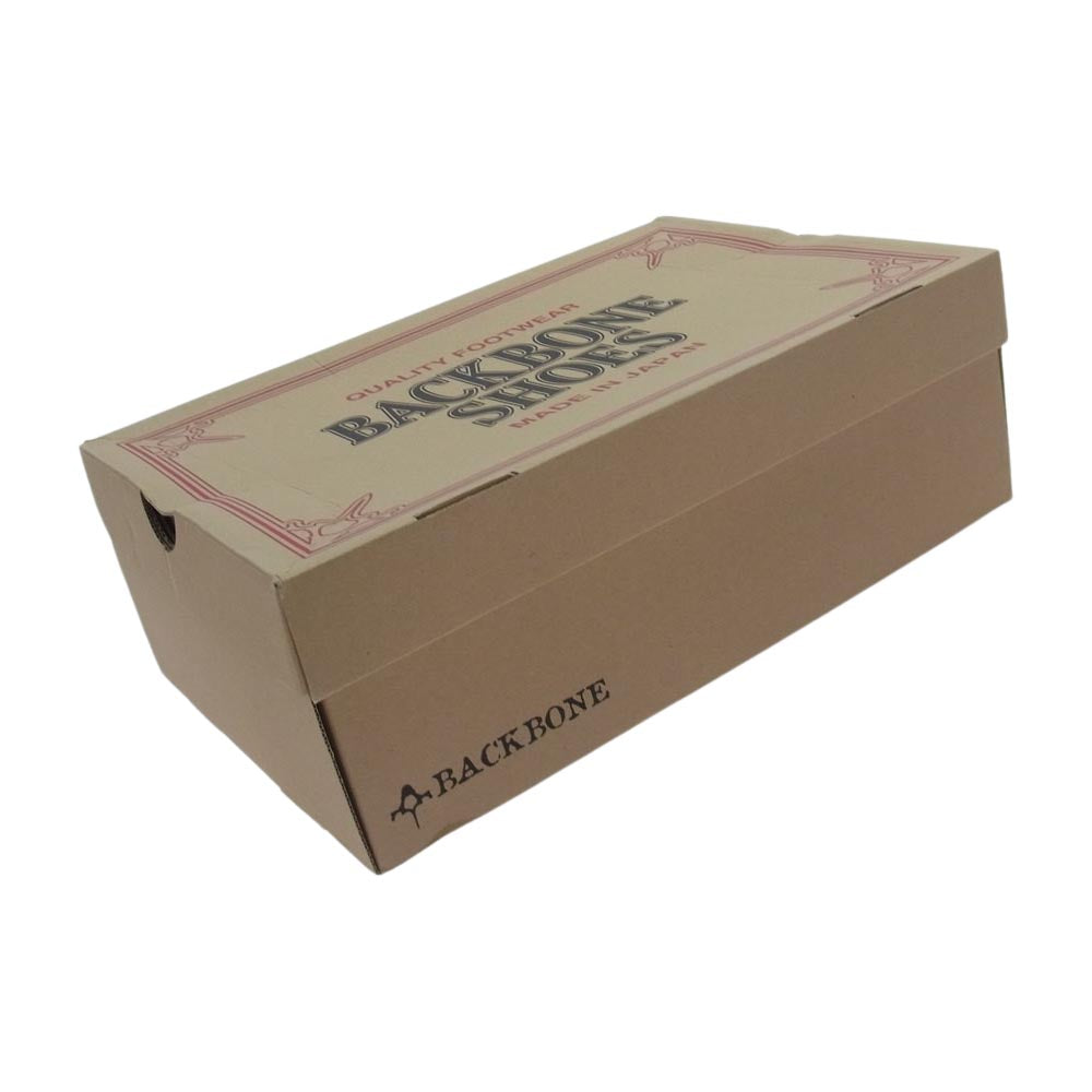 BACKBONE バックボーン 12SS BB12SS-G405 インディアンスカル レザー スリッポン スニーカー ブラック系 ホワイト系 M 27.5cm【美品】【中古】