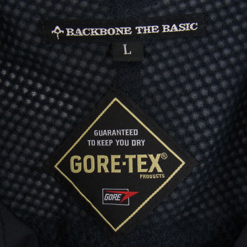 BACKBONE バックボーン 11AW BB11FW-B44  GORE TEX ゴアテックス マウンテンパーカー ブラック系 L【美品】【中古】