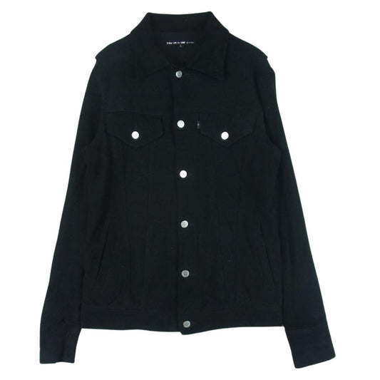 BACKBONE バックボーン 12SS BB12S-LB30  ディアスキン 鹿革 トラッカー レザー ジャケット ブラック系 L【中古】