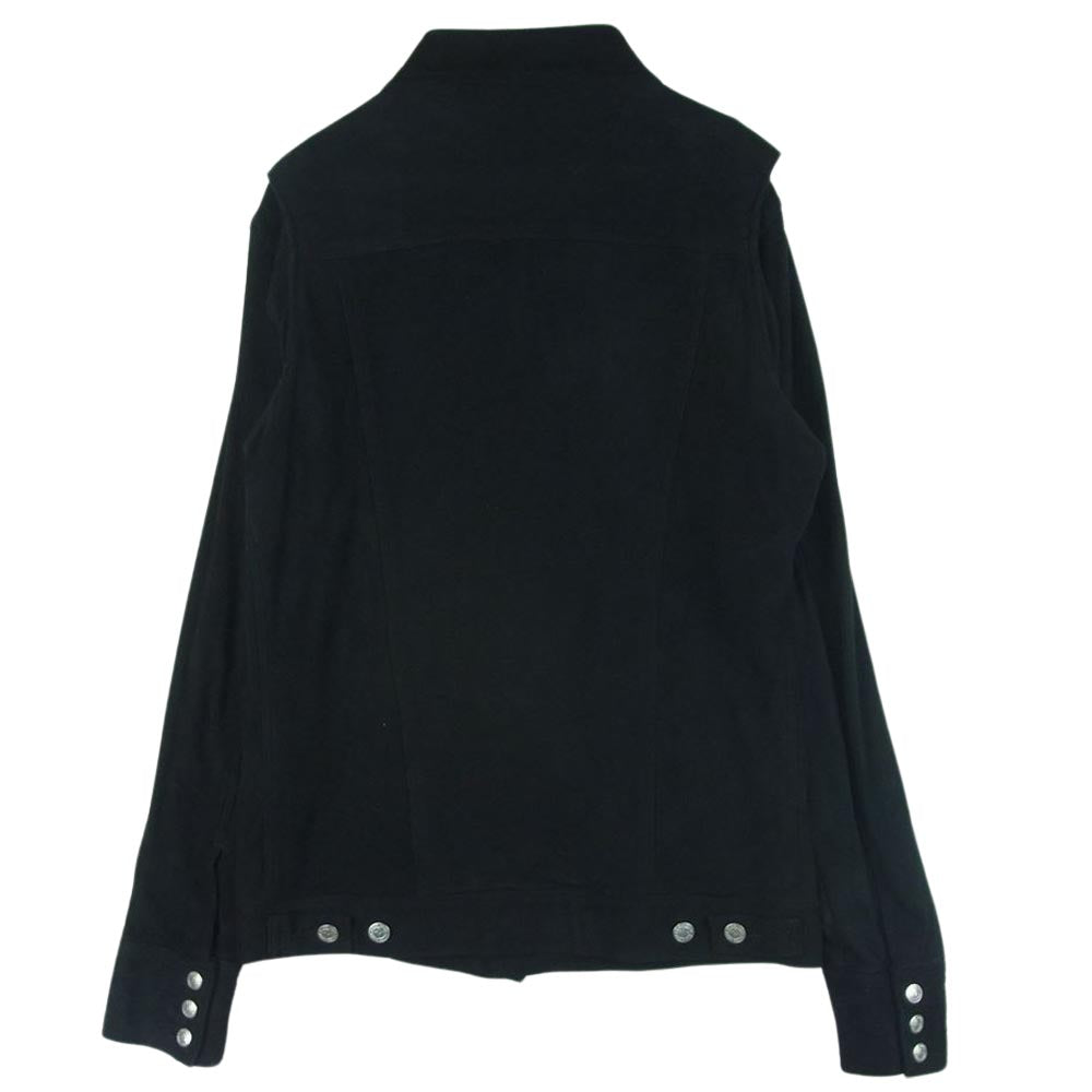 BACKBONE バックボーン 12SS BB12S-LB30  ディアスキン 鹿革 トラッカー レザー ジャケット ブラック系 L【中古】